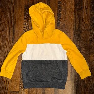 Strip Hoodie fleece with pocket